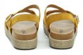 IMAC 190716 okrové dámské sandály na klínku | ARNO.cz - obuv s tradicí