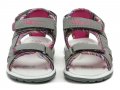 Wojtylko 5S40721 šedo růžové dívčí sandálky | ARNO.cz - obuv s tradicí