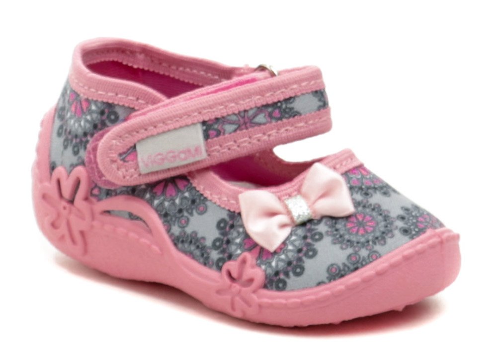 Vi-GGa-Mi růžové dětské plátěné sandálky BIANKA EUR 20