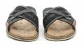 Tom Tailor 328-3702 černo hnědé pánské nazouváky | ARNO.cz - obuv s tradicí