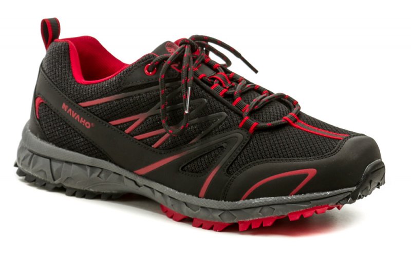 Navaho N7-109-26-01 černo červené tenisky | ARNO.cz - obuv s tradicí