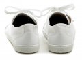 3F bílé plátěné tenisky 5FI-N2 | ARNO.cz - obuv s tradicí