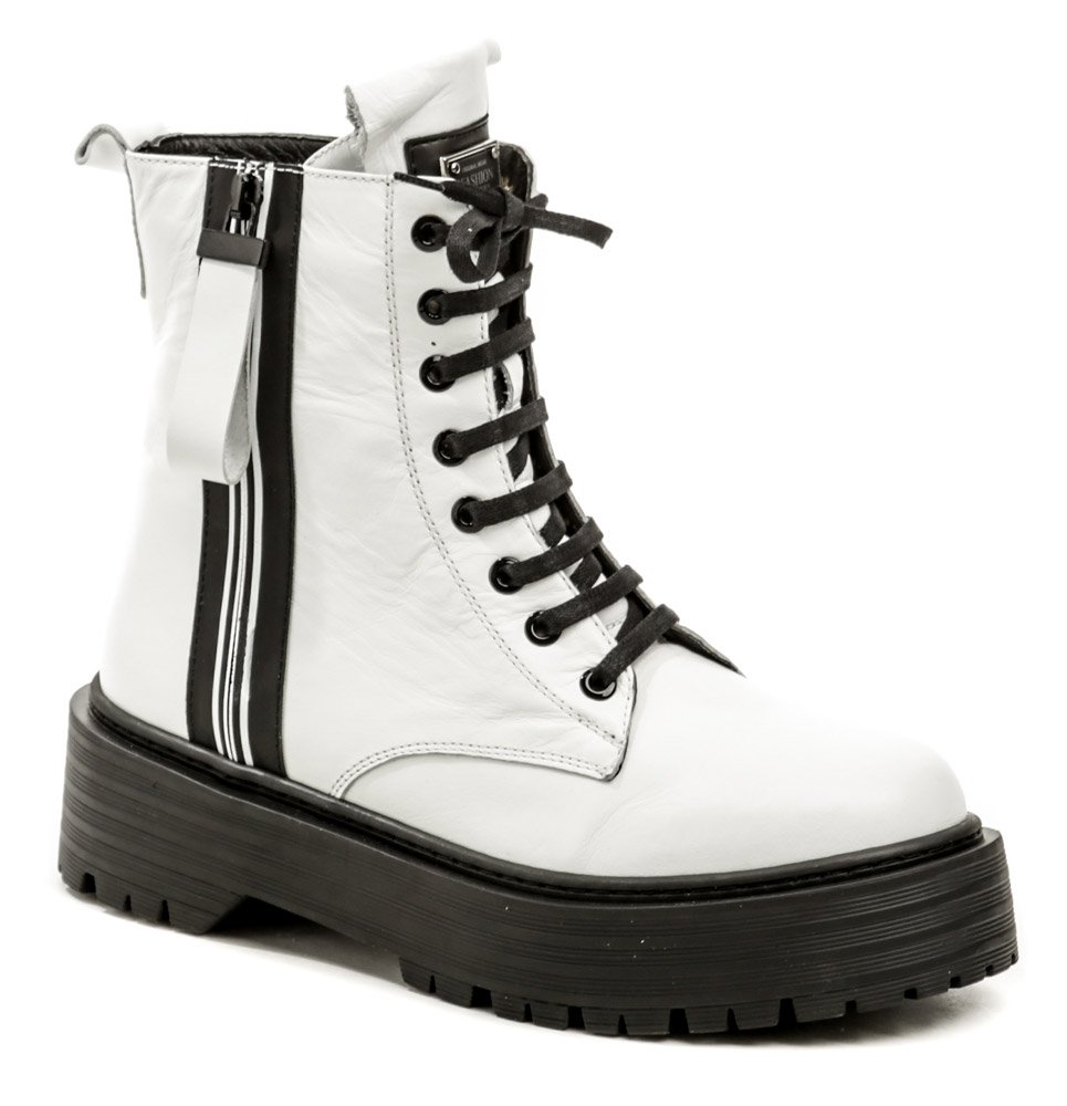 Levně Wild 054208321943A2 bílé dámské zimní boty