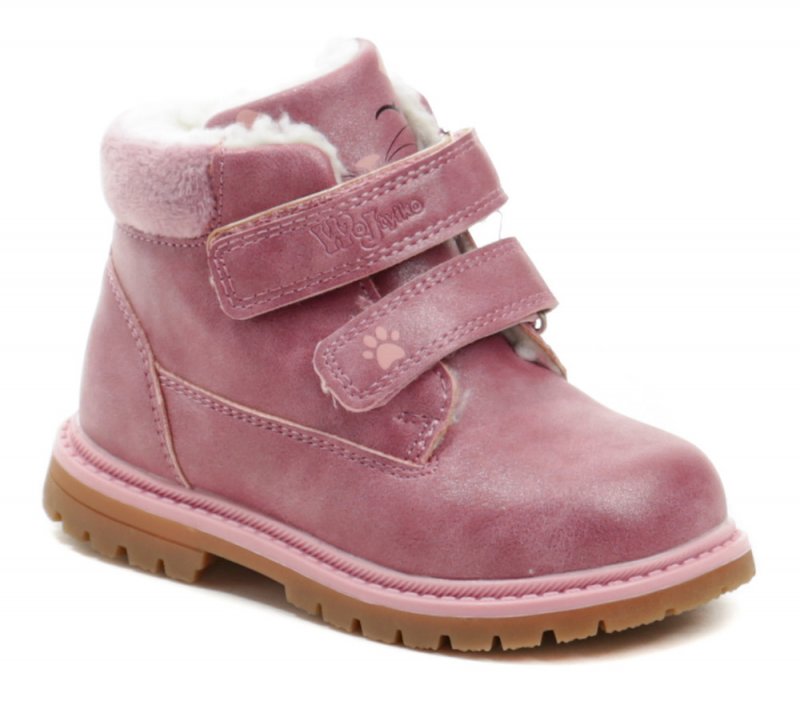 Wojtylko 1Z23022 růžové dětské zimní boty | ARNO.cz - obuv s tradicí