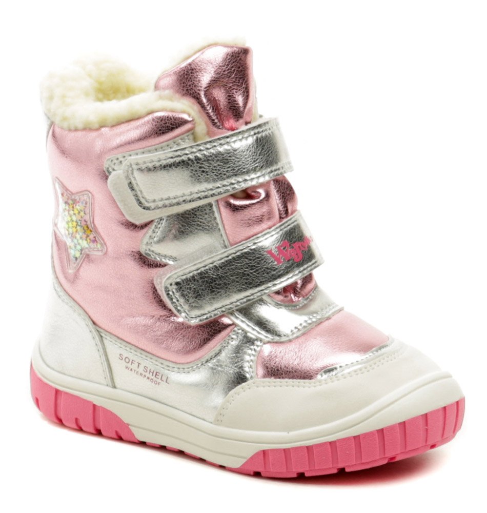 Wojtylko 1Z23030 růžové dětské zimní boty EUR 21