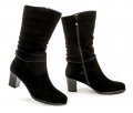 Ladies XR718-DA256 černé dámské polokozačky | ARNO.cz - obuv s tradicí