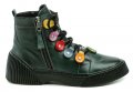 Karyoka 3121 tmavě zelené dámské zimní boty | ARNO.cz - obuv s tradicí