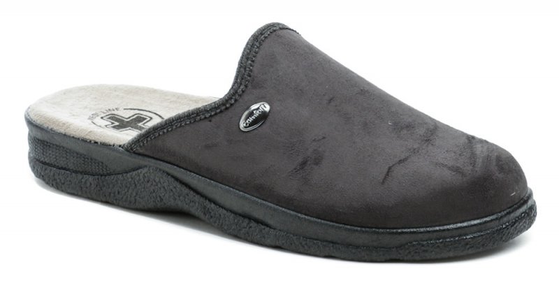 Medi Line 617 šedé pánské zdravotní pantofle | ARNO.cz - obuv s tradicí