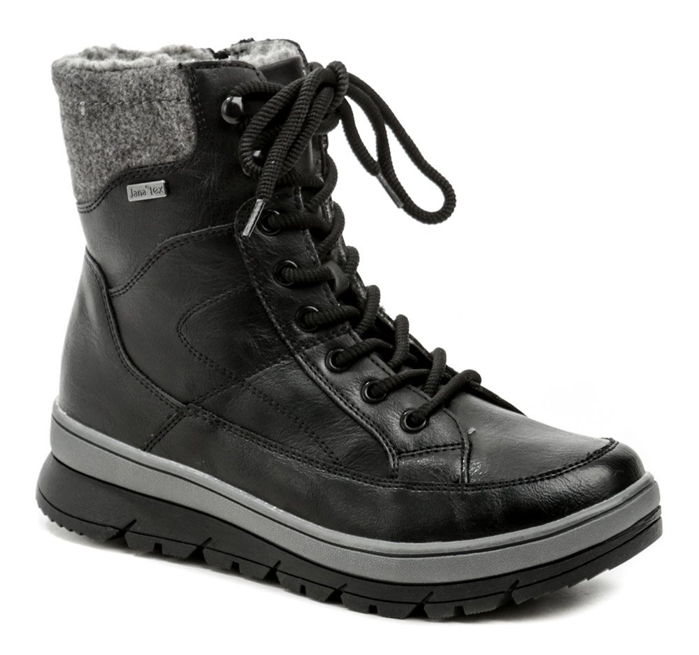 Jana 8-26271-29 černé dámské zimní boty EUR 37
