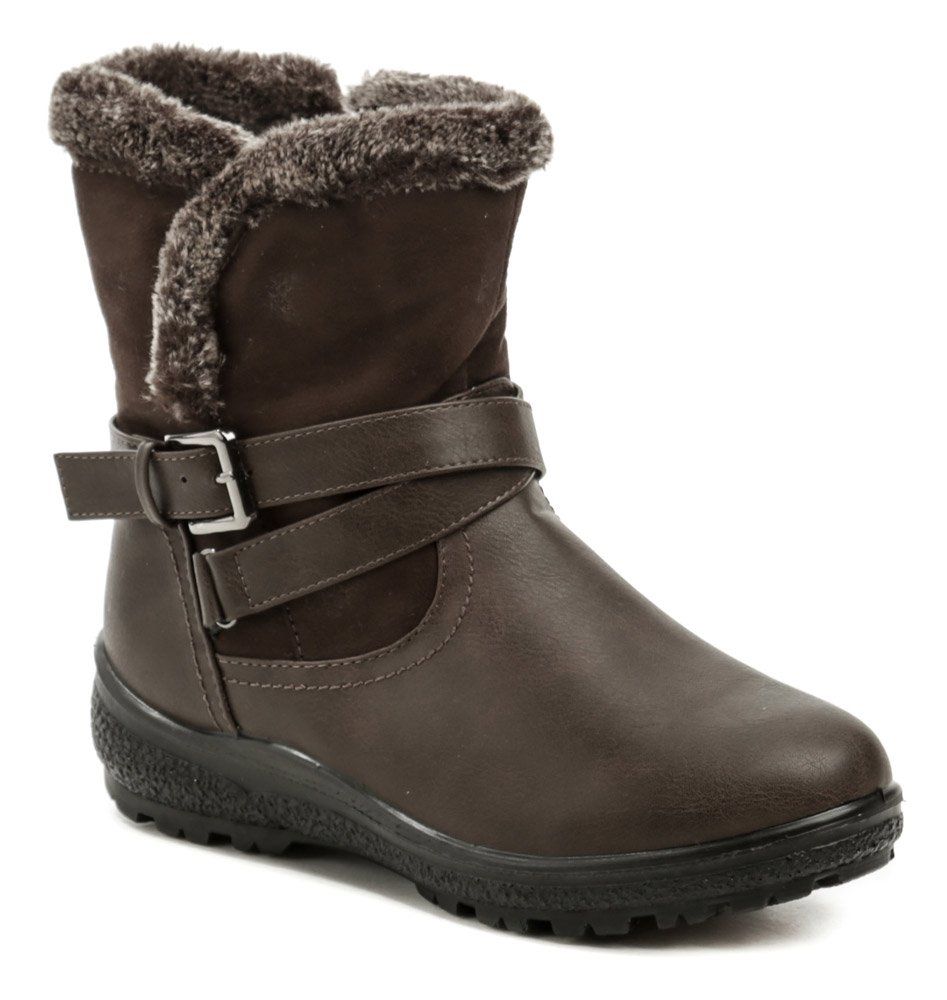 Scandi 262-0166-B1 hnědé dámské zimní boty EUR 37