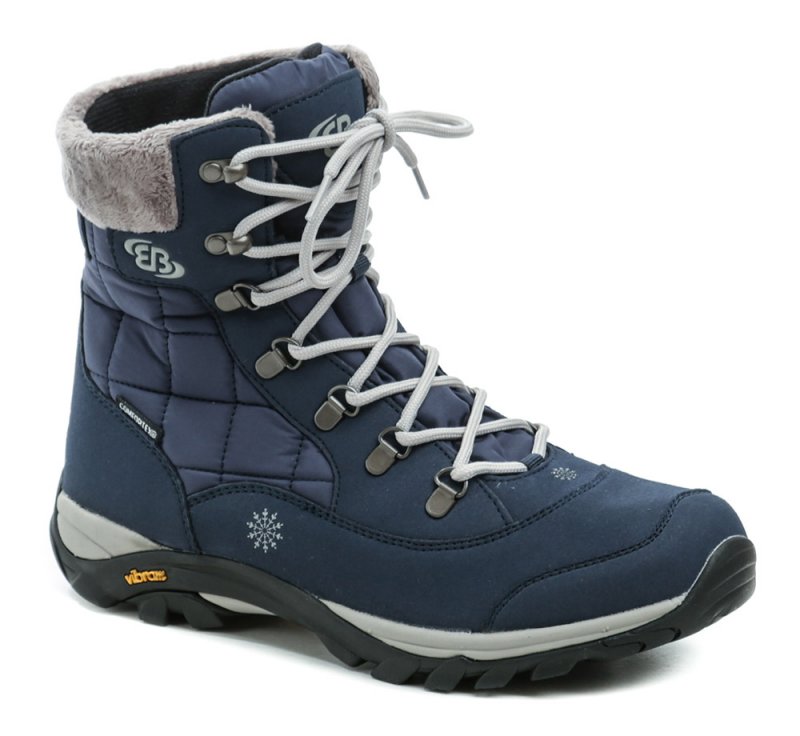 Lico Brütting 711020 Himalaya modré dámské nadměrné zimní boty | ARNO.cz - obuv s tradicí