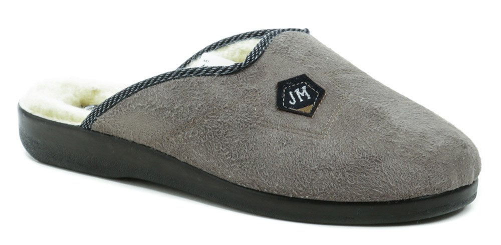 Rogallo 4110-007 šedé pánské zimní papuče EUR 41