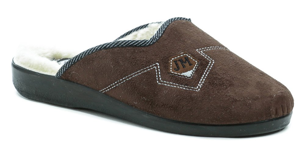 Rogallo 4110-007 hnědé pánské zimní papuče EUR 44