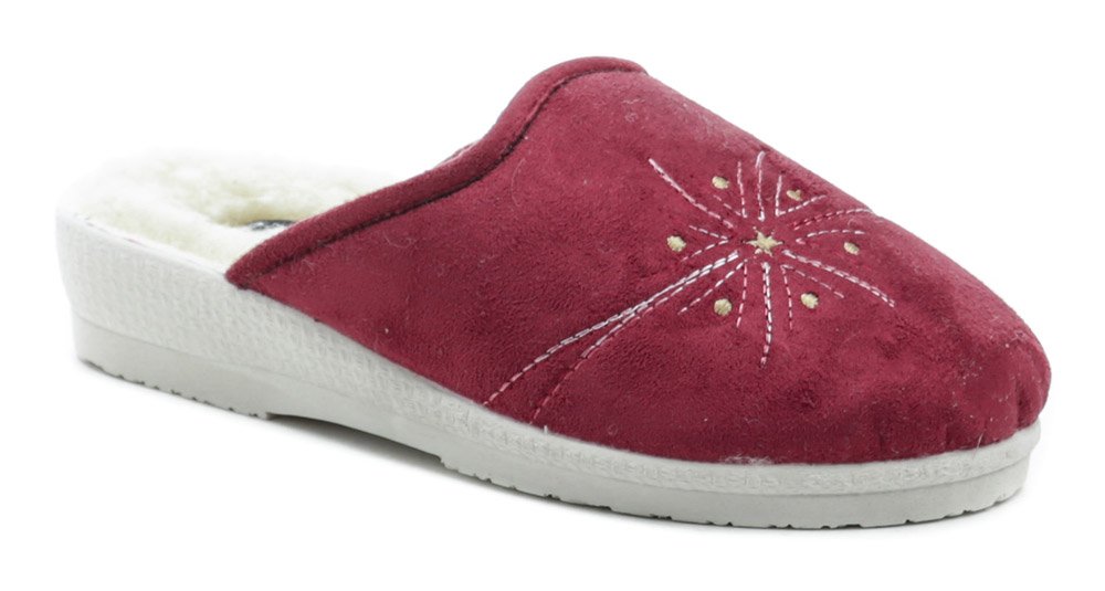 Rogallo 3360-101 bordó dámské zimní papuče EUR 40
