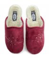 Rogallo 3360-101 bordó dámské zimní papuče | ARNO.cz - obuv s tradicí