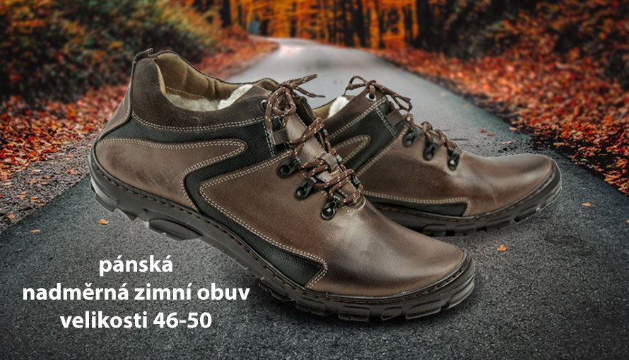 Pánská nadměrná obuv