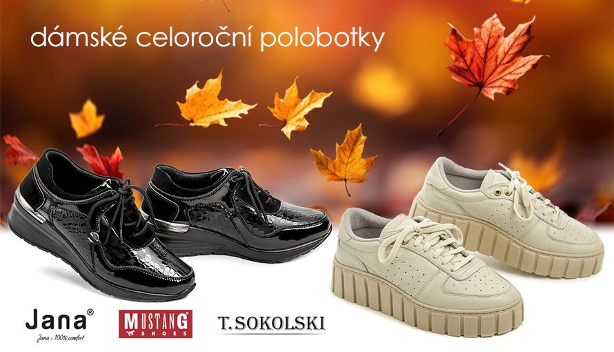Dámské celoroční polobotky