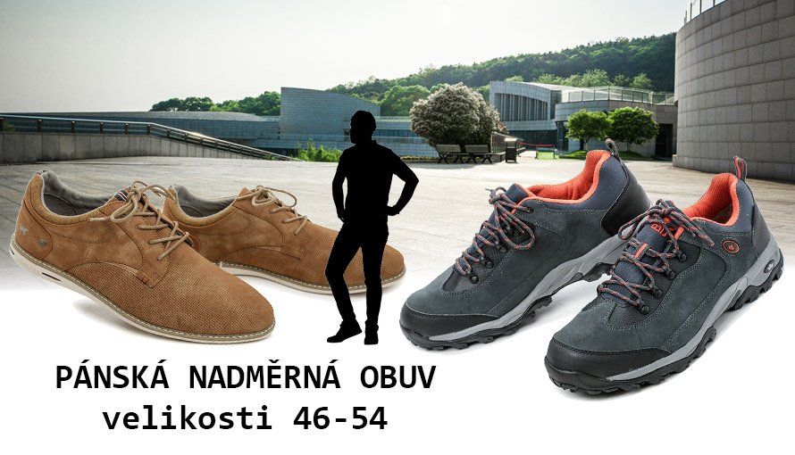 Pánská nadměrná obuv